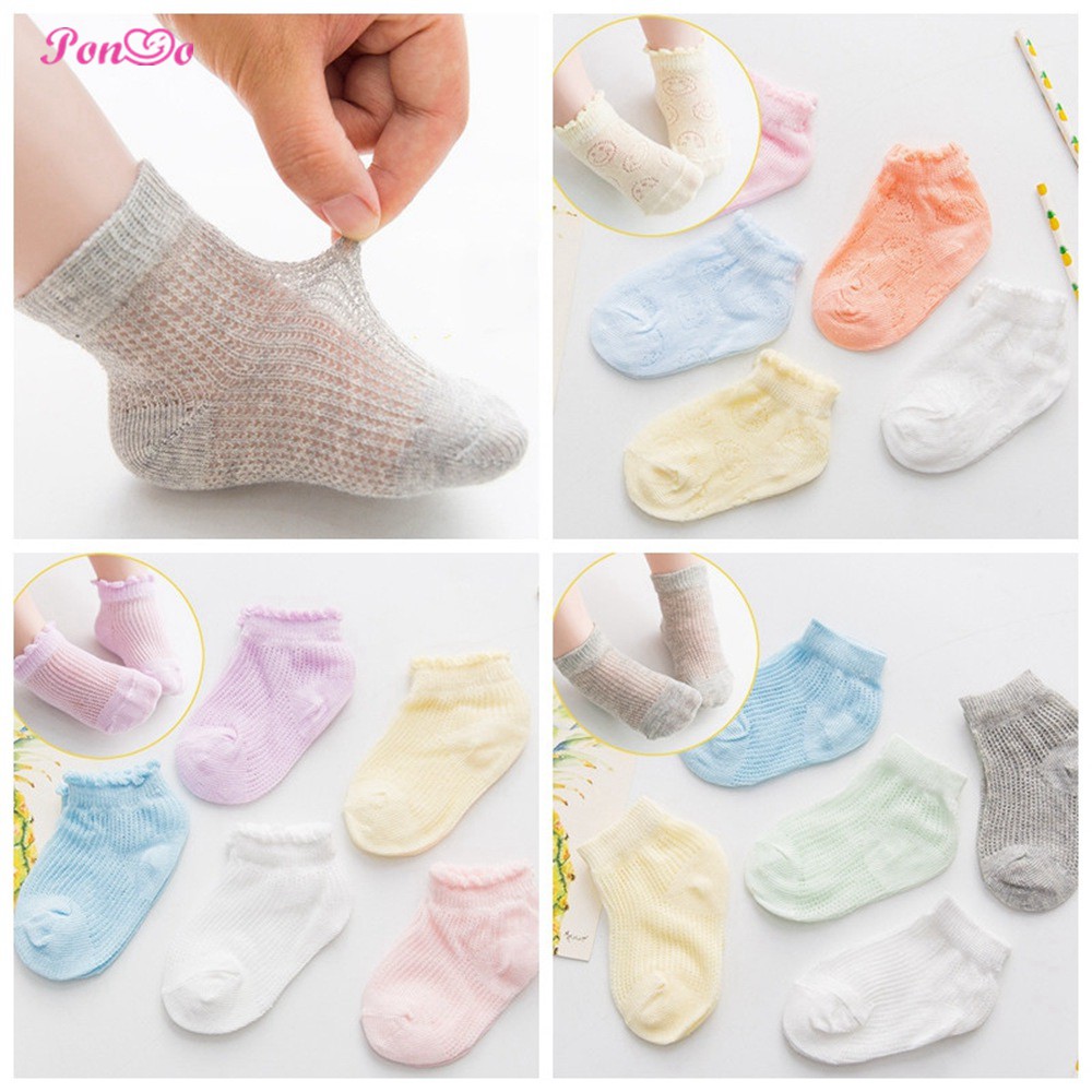 Bộ 5 Đôi Vớ Cotton Mềm Mại Cho Bé (0-5 Tuổi)