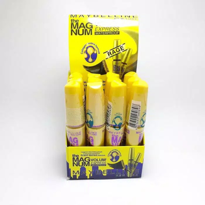 MAYBELLINE (CYBER) Mascara Màu Vàng Chống Thấm Nước Làm Dày Mi Hiệu Quả