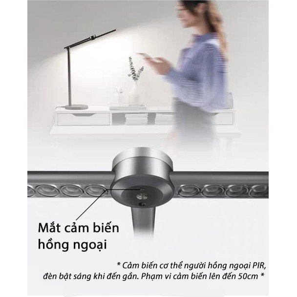 Đèn Cảm Biến thông minh XIAO MI EZVALO, cảm ứng ánh sáng, hồng ngoại. đèn bàn đọc sách thư giãn thông minh