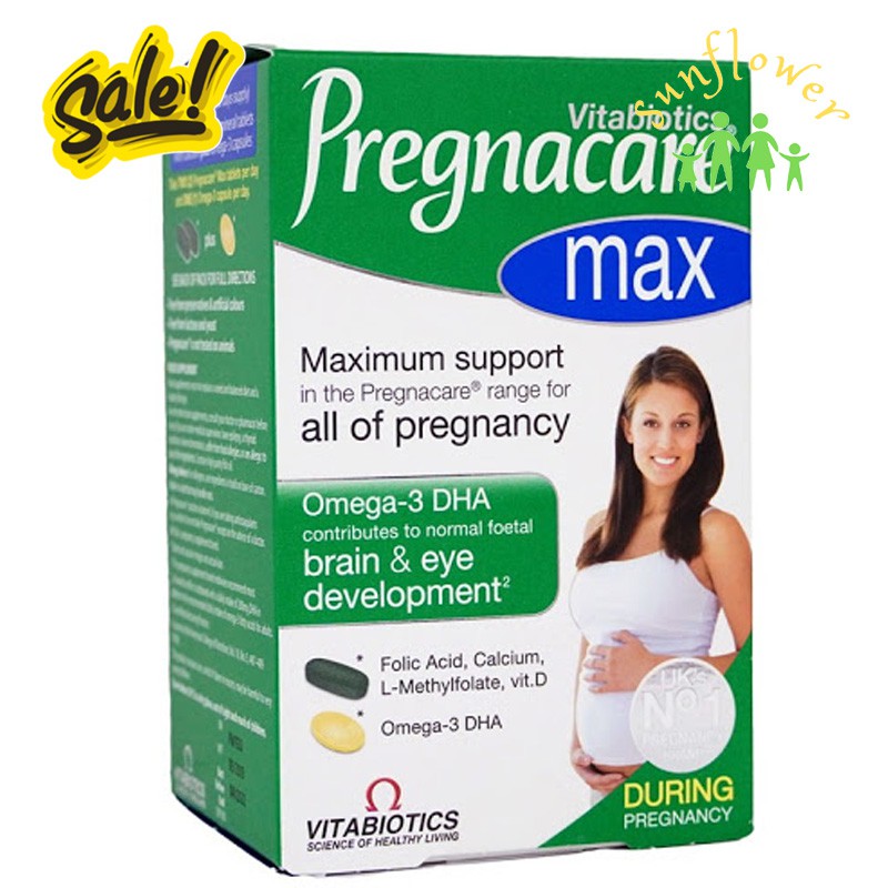 Vitamin tổng hợp cho bà bầu Pregnacare Max 84 viên UK Cho Thai Kỳ Khỏe Mạnh