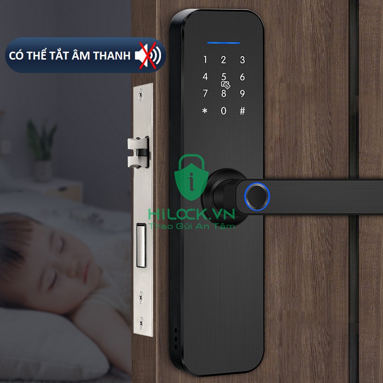 Khóa cửa vân tay Tuya X5 HLX05 chống nước, siêu nhạy, mở khóa wifi điện thoại Tuya, phiên bản mới nhất 2021