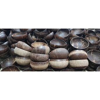 Bát gáo dừa + Muỗng gỗ dừa