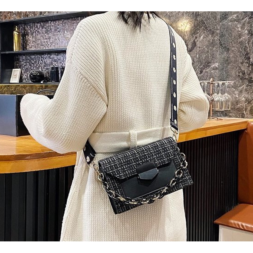 TÚI ĐEO CHÉO NỮ DA DẠ DÂY HOA CÚC BH 471 | BigBuy360 - bigbuy360.vn