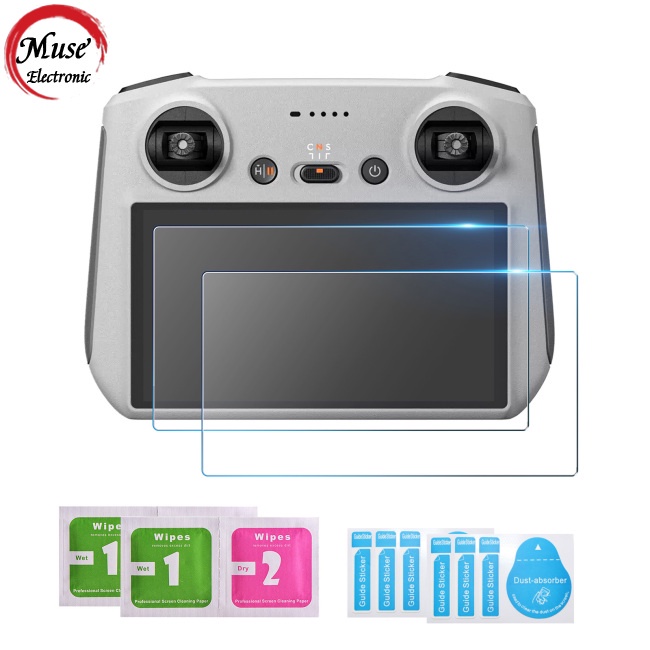 Set 2 MiếNg KíNh CườNg LựC BảO Vệ MàN HìNh ChốNg CháY Nổ KèM Phụ KiệN Cho Dji Mini 3 Pro Rc