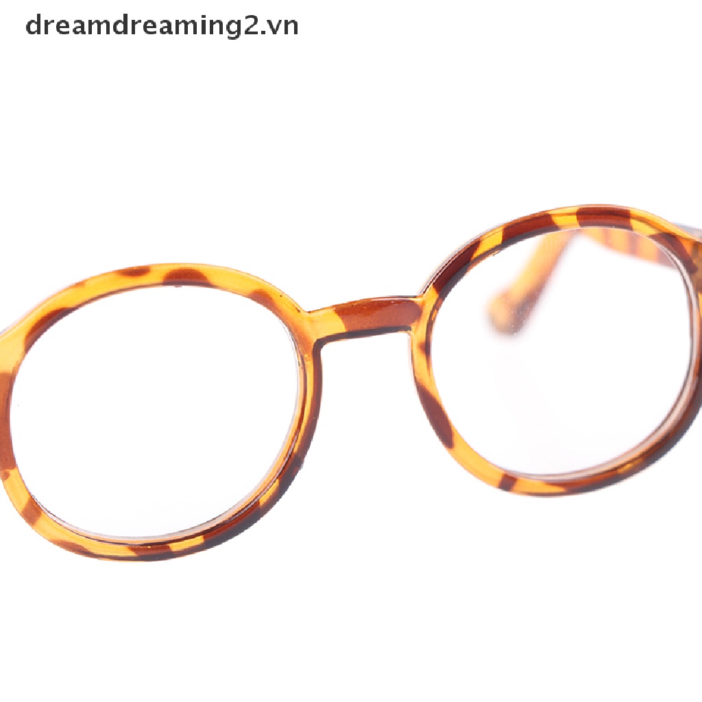 Mắt Kính Gọng Tròn Trong Suốt 9cm Tỉ Lệ 1 / 6