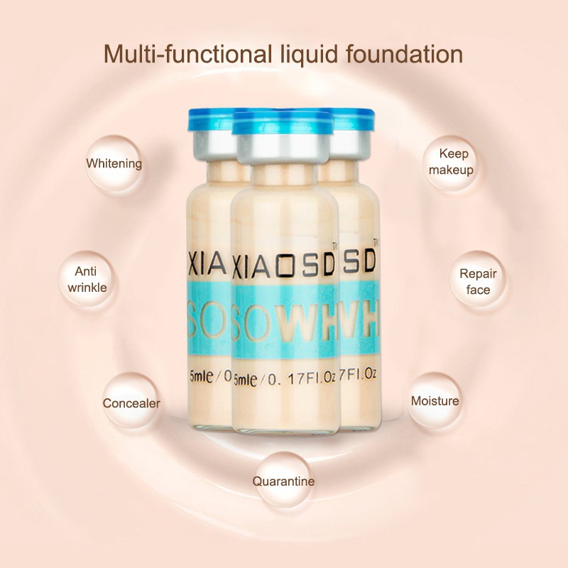 Foundation Cream Brightening Essence Make Up Whitening Liquid Foundation
