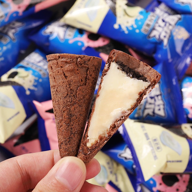 Bánh Ốc Quế Socola Nhân Kem Mini Siêu Ngon