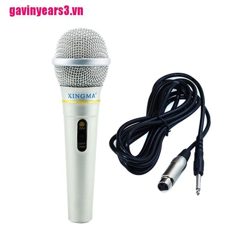 {GAV3}Dynamic Microphone Professional Wired Handheld Karaoke Studio For Singing Party