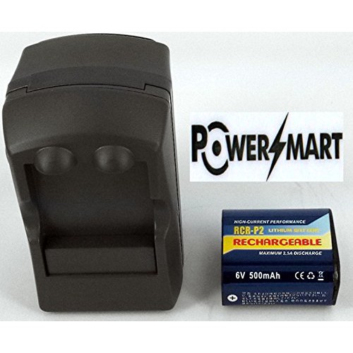 Pin, Sạc CR-P2 6V 500mAh Powersmart cho máy ảnh film, thiết bị y tế, ...