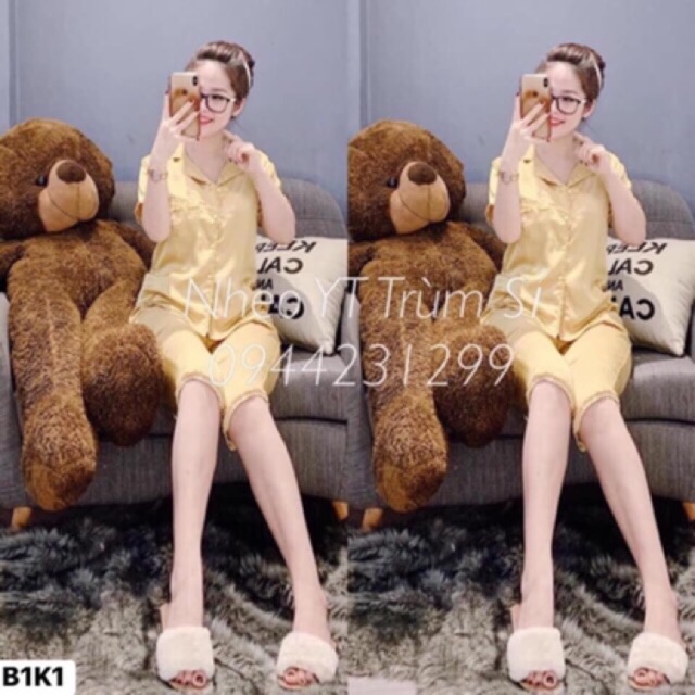 Bộ lụa ngố sẵn hàng tại shop