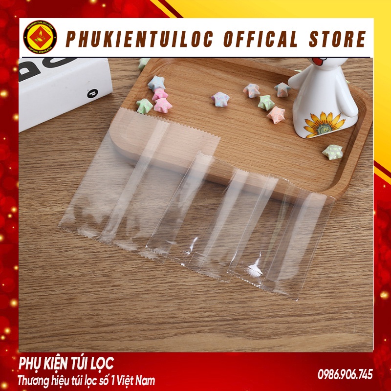 Set 100 Túi đựng bánh cookie/ bánh quy/ trà hoa nhiều kích thước- Phukientuiloc.com