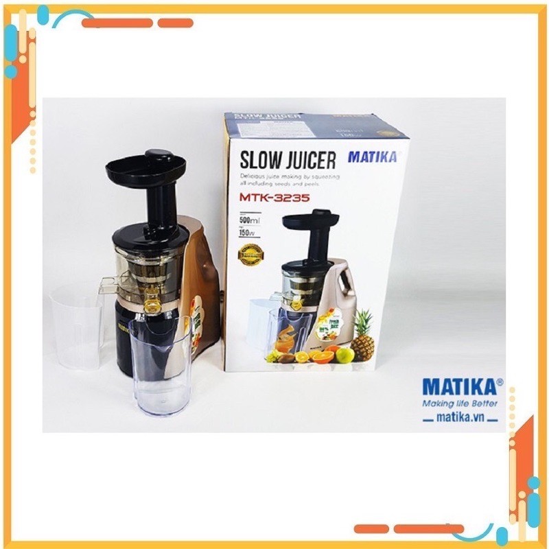Máy ép chậm Matika MTK-3235 ,Bảo hành 12 tháng Chính Hãng