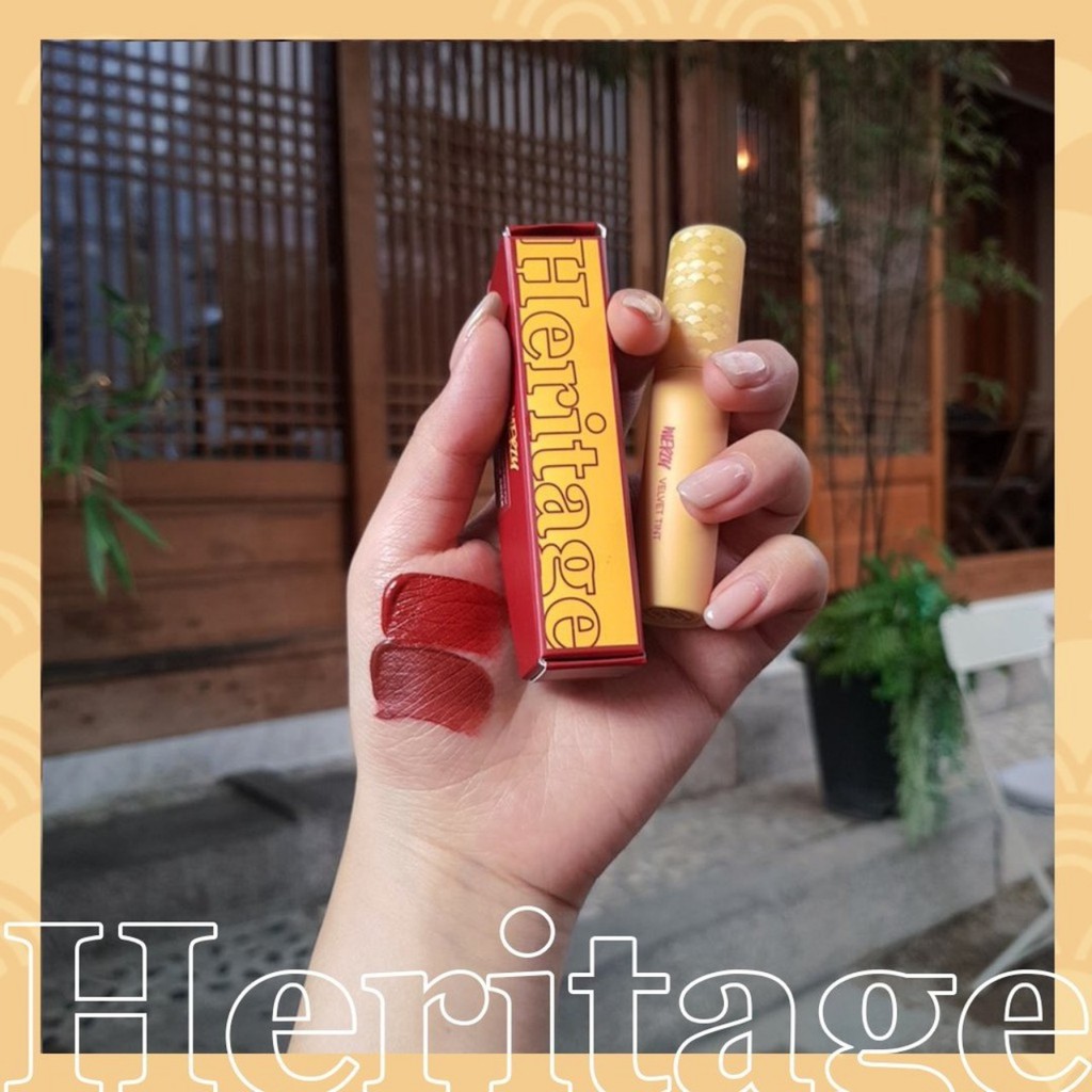 [NEW] [MÀU MỚI V19-V22] Son Kem Lì, Mềm Mịn Như Nhung Merzy The Heritage Velvet Tint 4.5g