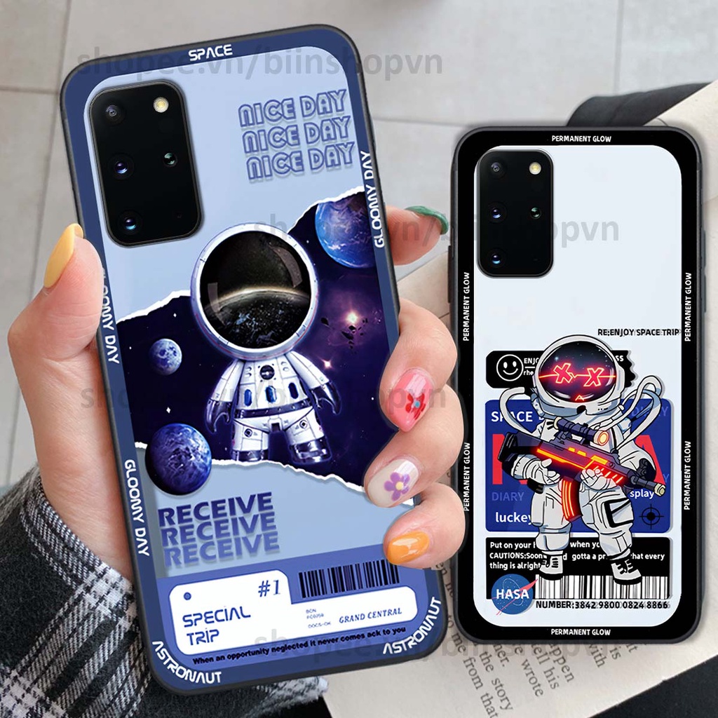 Ốp Samsung S20 / S20 Plus / S20+ phi hành gia vũ trụ space.x siêu đẹp, thời trang