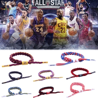 Vòng Tay Bện Dây Dành Cho Fan Bóng Rổ Nba Kobe Irving James Shoelace Bracelet