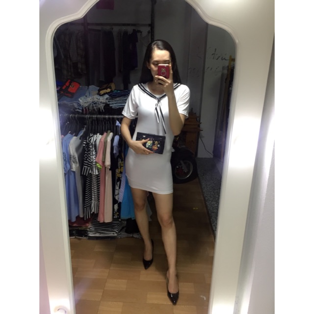 THANH LÝ Đầm thun thuỷ thủ