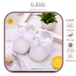 Giày vải có nơ đế mềm cho bé sơ sinh và tập đi ❤️