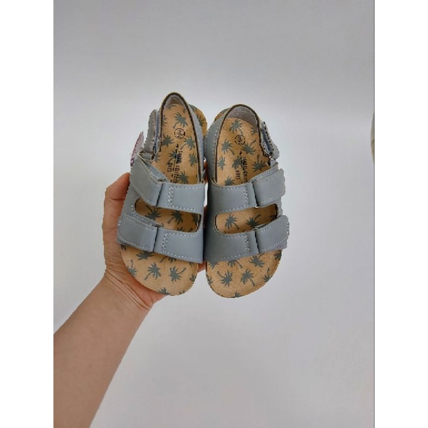 Dép sandals bé trai quai da chính hãng Matalan UK săn sale sz 22-28
