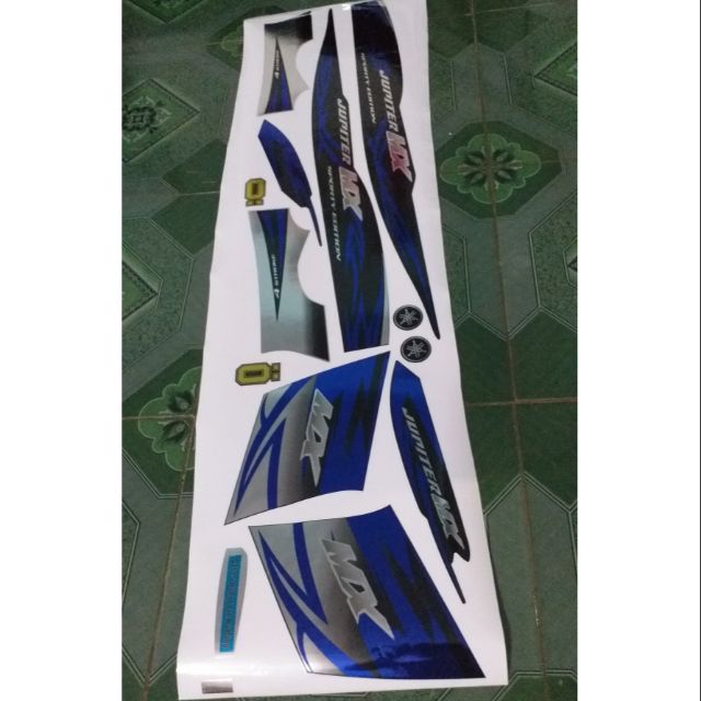 tem rời crom dán xe jupiter