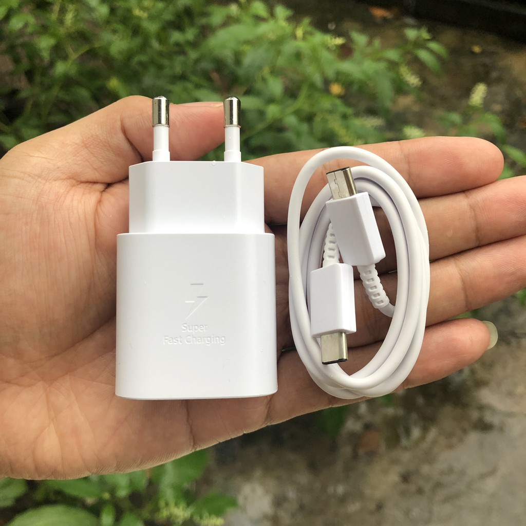 Bộ Sạc Siêu Nhanh 25W Theo Máy Dành Cho Samsung Galaxy Note10/ Note10Plus - QuickCharge 3.0 Chuẩn TypeC