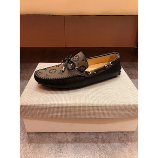 Original 2020 lv louis vuitton men's leather loafers slip-ons shoes size: 38-44 128163
