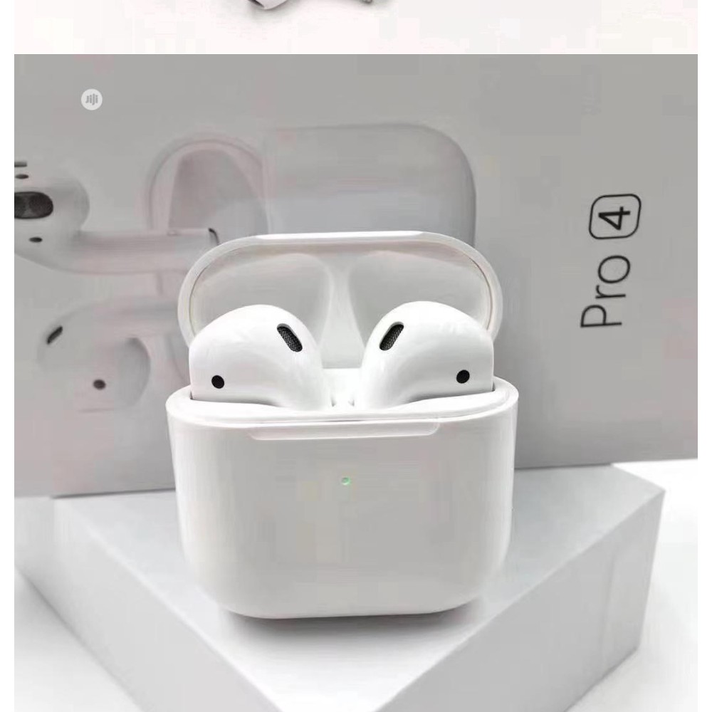 Tai Nghe Airpod Mini Pro 4 TWS Bluethooth Âm Thanh Cực Chuẩn- Đàm Thoại Sắc Nét - Đổi Tên - Định Vị