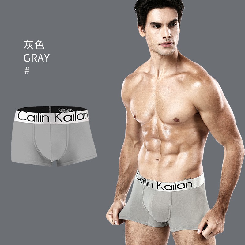 Quần lót nam, quần sịp đùi nam Cailin Kailan chất cotton thoáng khí mềm mịn co dãn 4 chiều QLN020
