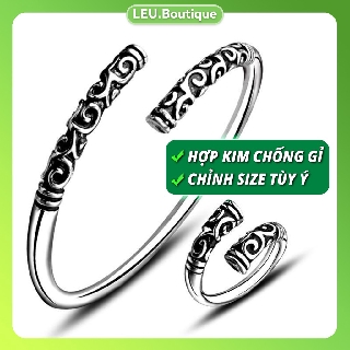 [DEAL 10k] Combo Vòng nhẫn Kim cô Như ý Hoa Du Ký chạm khắc tinh sảo