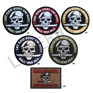 Huy Hiệu Hình Đầu Lâu Quân Đội Đặc Biệt OPS Vá Chiến Thuật KILL THEM ALL LET GOT SORT 'EM OUT PATCH A