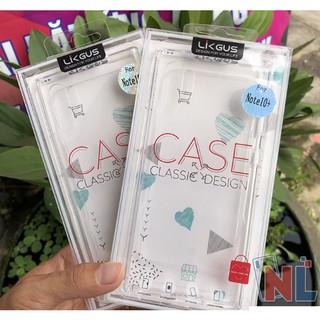 Ốp lưng Samsung Galaxy Note 10 Plus/ Note 10+ hiệu Likgus chống sốc ( Trong suốt )