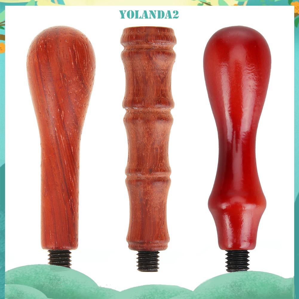 Tay Cầm Bằng Gỗ Cho Con Dấu Phong Cách Retro Độc Đáo