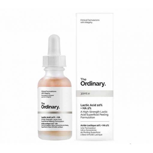 Tẩy tế bào chết sáng da, mờ thâm AHA The Ordinary Lactic Acid 5% / 10% + HA