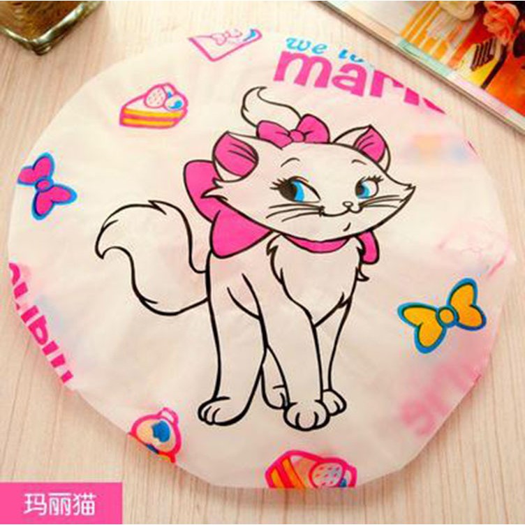 Mũ tắm chùm tóc họa tiết ngộ nghĩnh - Mũ trùm đầu ,Mũ chụp tóc
