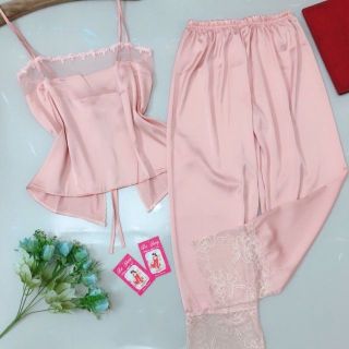 Sét bộ dài lụa 2 dây