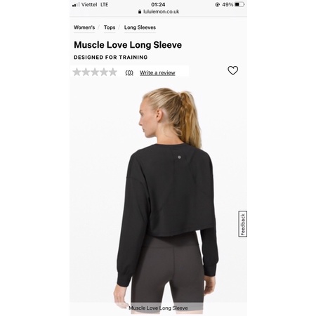 Áo Dài Tay Tập Gym - Yoga Nữ Muscle Love Long Sleeve - Áo Thể Thao Dài Tay Cao Cấp Thu Đông 2022