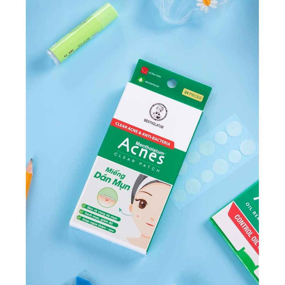 Miếng Dán Mụn Acnes Giúp Giảm Mụn 48 Miếng Clear Patch Hasaki sản phẩm chính hãng