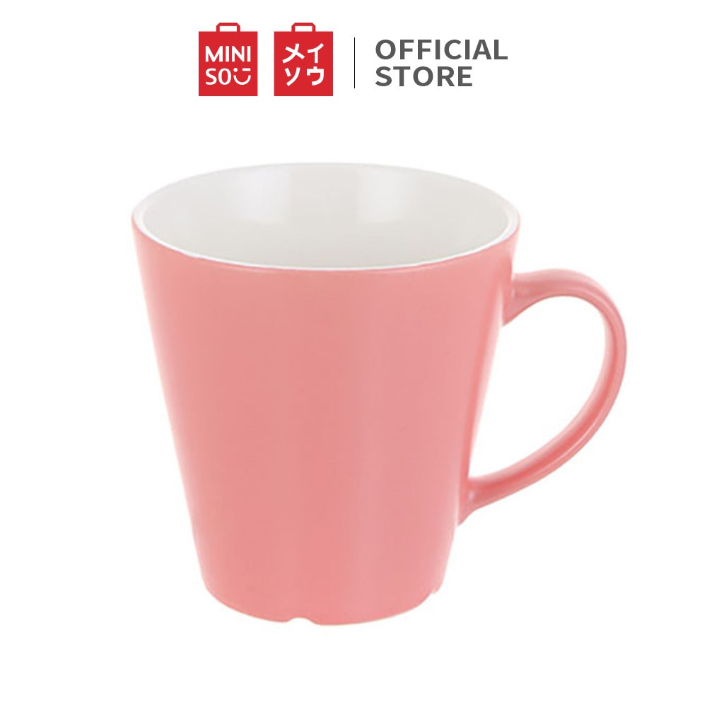 Cốc màu đơn giản Miniso 350ml Coffee Cup drink bottle bình nước bình đựng nước cute bình nước cute water cup coffee cup