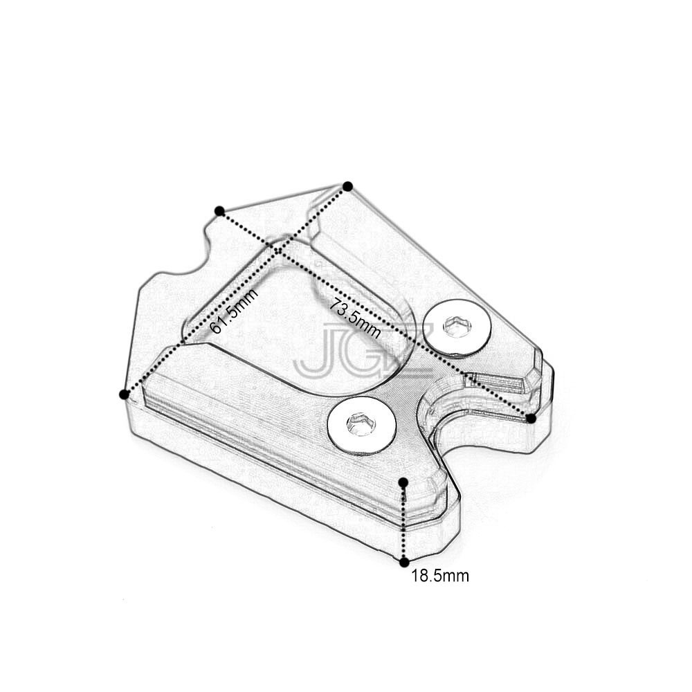 Đệm Mở Rộng Chân Chống Xe Máy VESPA GTS 300ie GTV 300ie CNC