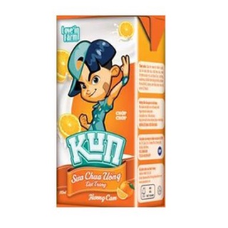 Thùng sữa Kun trái cây hương cam 110ml