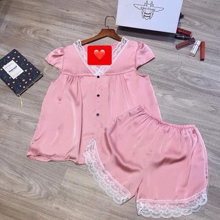 BỘ ĐỒ NGỦ LỤA SATIN MẶC NHÀ THOÁNG MÁT