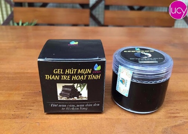 Gel hút mụn cám tinh than tre hoạt tính than 50g