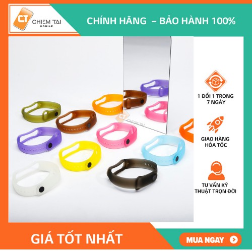 Dây silicone trong suốt Mi band 5