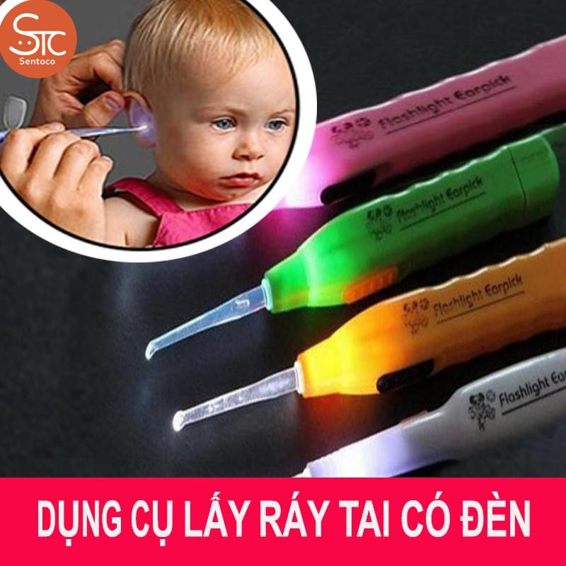 Flash light earpick/ LẤY RÁY TAI CÓ ĐÈN
