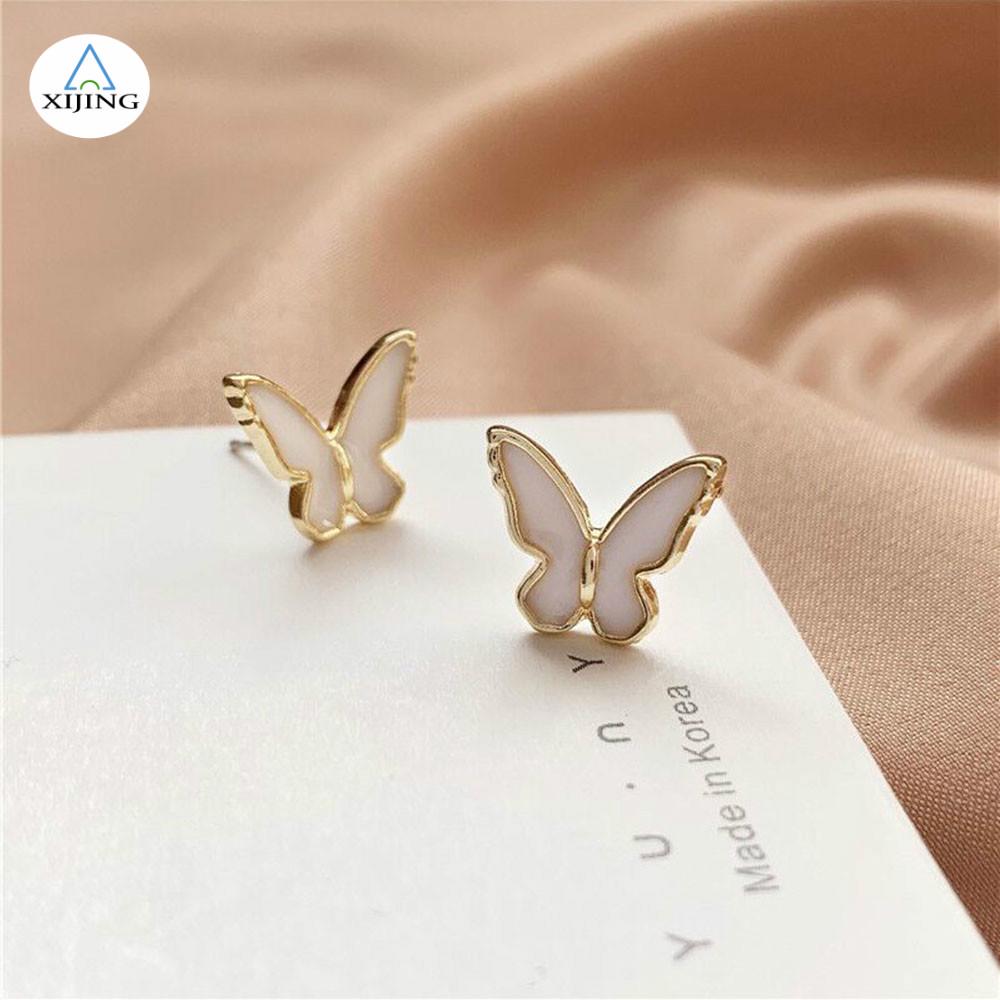 1 Đôi Bông Tai Bạc 925 Hình Bướm