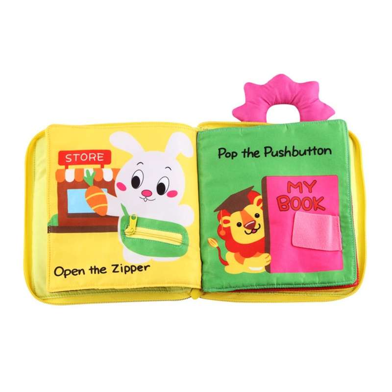 Sách Lục Lạc Hoạt Hình Giáo Dục Cho Bé 3M +