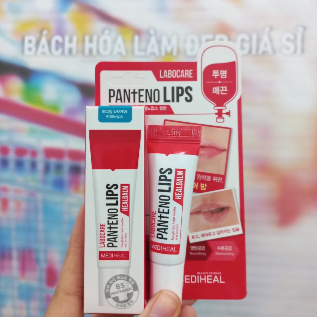 Son dưỡng môi Labocare Pan+End Lips Healbalm 10ml / Pan Eno Lips Coral 10ml