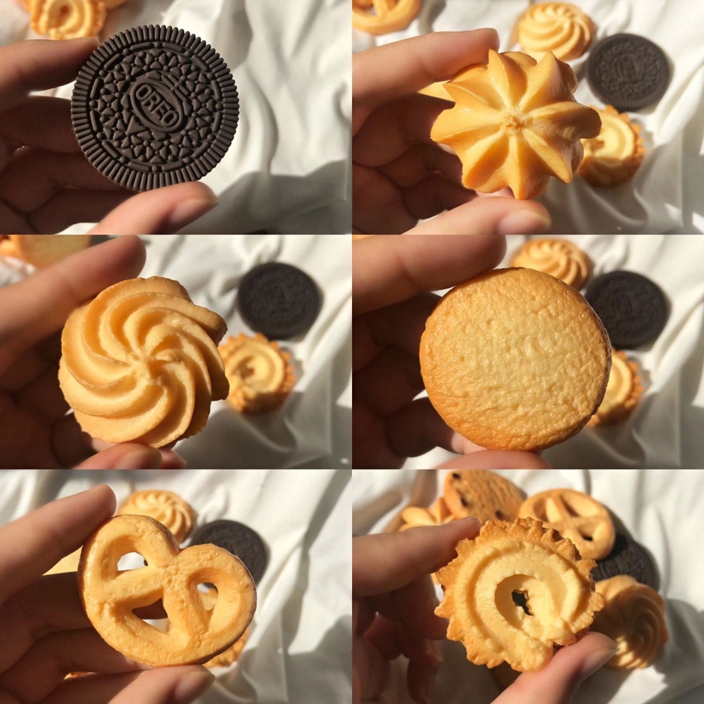 Kẹp tóc kiểu bánh quy dễ thương thời trang dành cho nữ