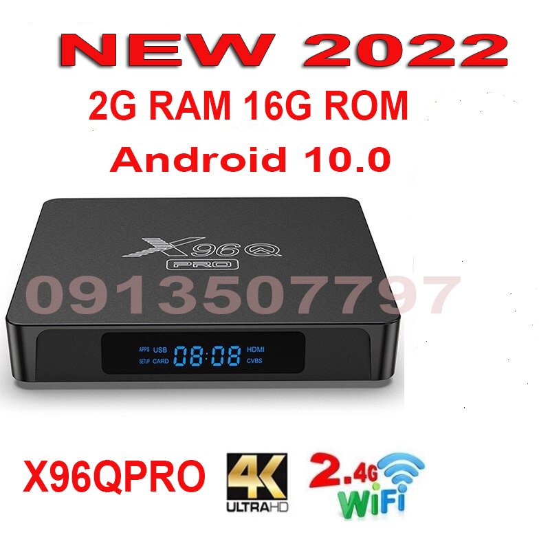 box x96q pro ram 2g rom 16g mới 2019 xem truyền hình miễn phí