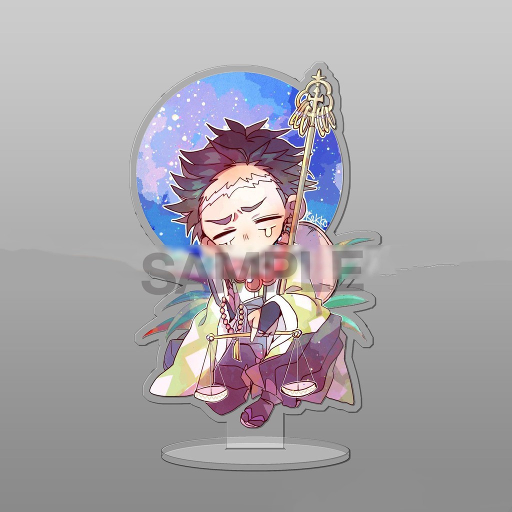 Mô hình standee in hình KIMETSU NO YAIBA Thanh Gươm Diệt Quỷ ver LỄ HỘI anime chibi Acrylic mica trang trí trưng bày