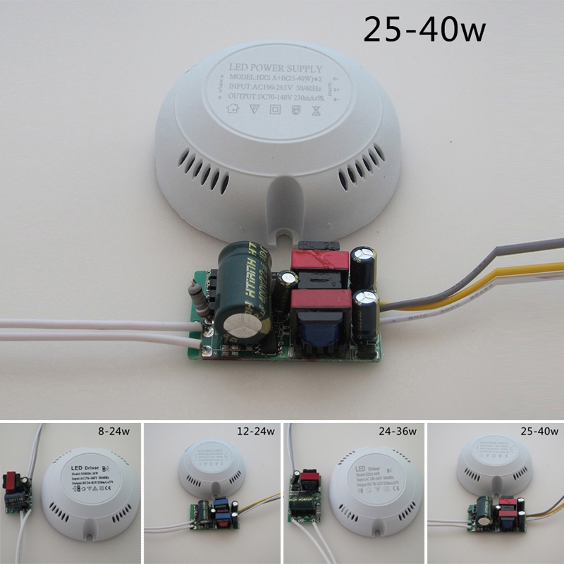 Thiết bị điều hợp nguồn led 176-265V cung cấp năng lượng bền bỉ cho đèn trần